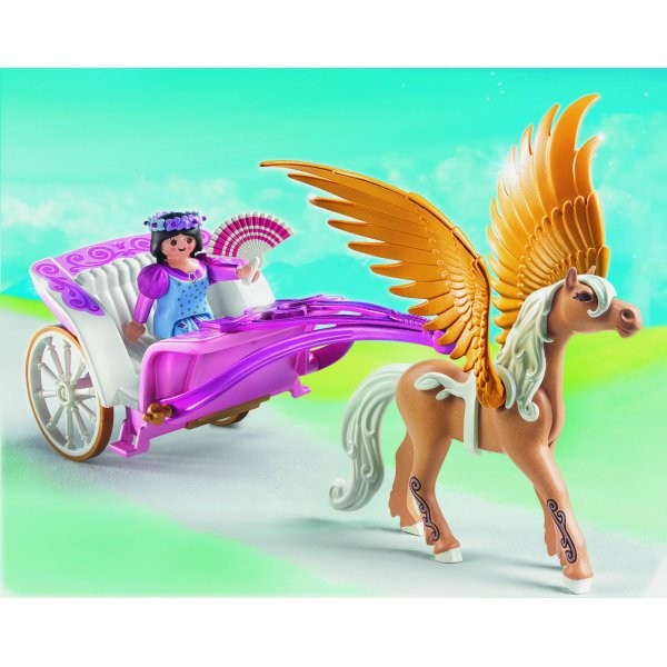 Playmobil 5143 : Carrosse avec cheval ailé - Playmobil-5143