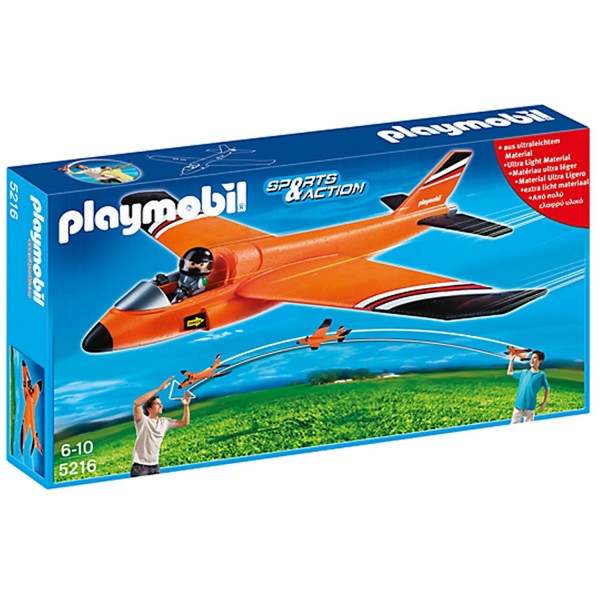 Playmobil 5216 : Planeur Secours - Playmobil-5216