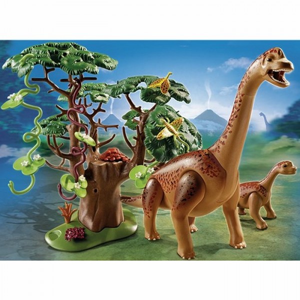 Playmobil 5231 : Brachiosaure et son petit - Playmobil-5231