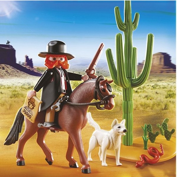Playmobil 5251 : Shérif à cheval avec chiens - Playmobil-5251
