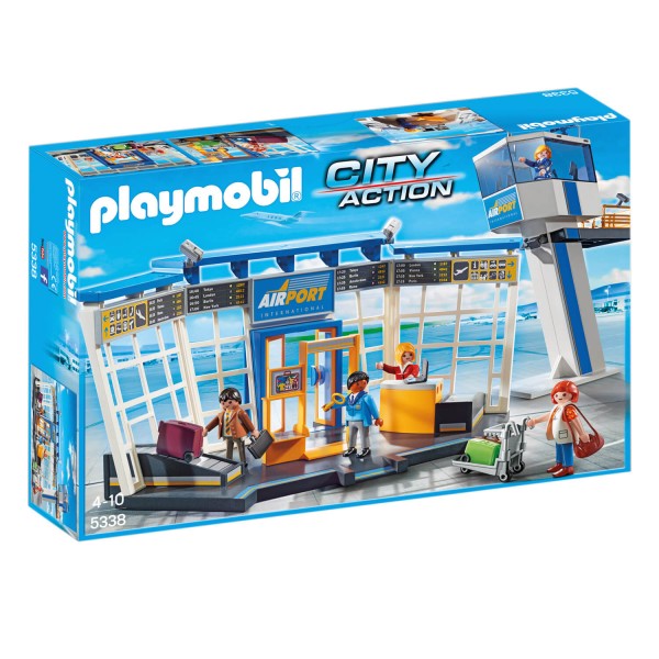 Playmobil 5338 : Aéroport avec tour de contrôle - Playmobil-5338
