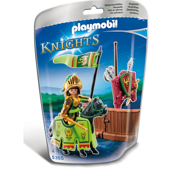 Playmobil 5355 : Piste de joute du chevalier Aigle d'or - Playmobil-5355