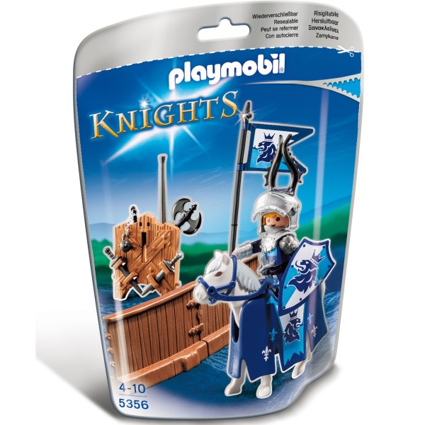 Playmobil 5356 : Piste de joute du chevlier Lion royal - Playmobil-5356