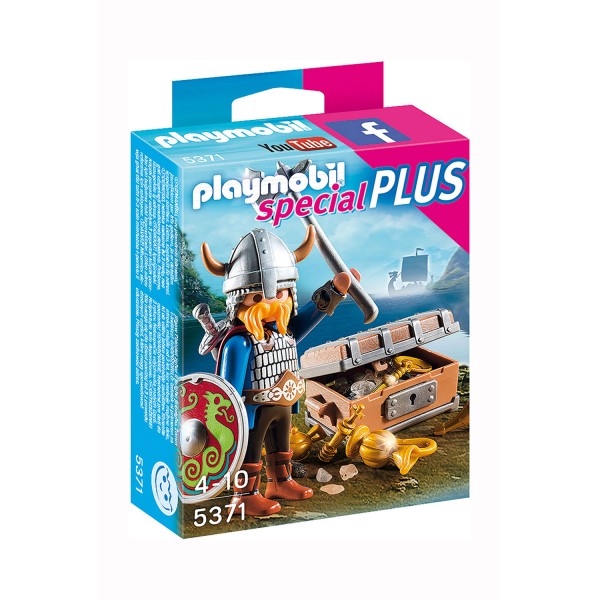 Playmobil 5371 : Spécial Plus : Viking avec trésor - Playmobil-5371