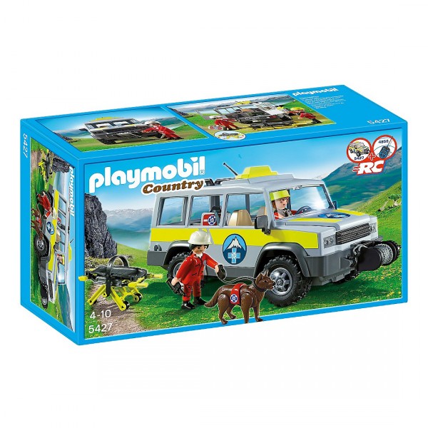 Playmobil 5427 : Véhicule avec secouristes de montagne - Playmobil-5427