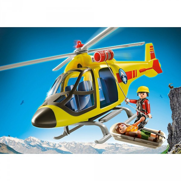 Playmobil 5428 : Hélicoptère de secours en montagne - Playmobil-5428