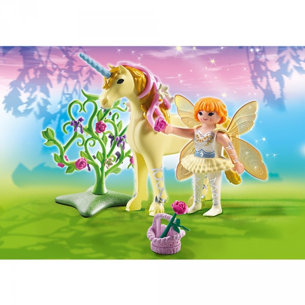 Playmobil 5442 : Fée jardinière avec licorne Fleur - Playmobil-5442