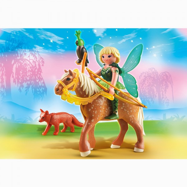 Playmobil 5448 : Fée Diana avec cheval Luna - Playmobil-5448