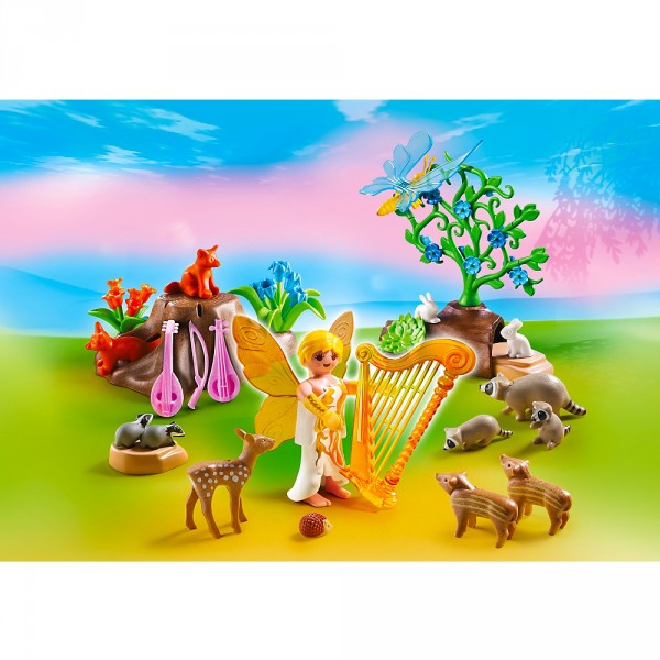 Playmobil 5451 : Fée Mélodie avec animaux de la forêt - Playmobil-5451