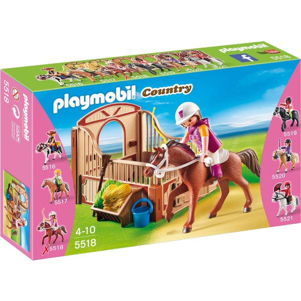 Playmobil 5518 : Cheval Shagya et cavalière - Playmobil-5518