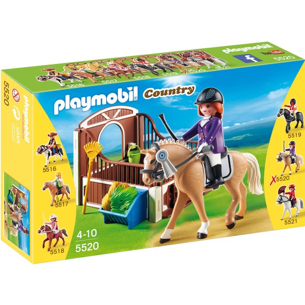 Playmobil 5520 : Cheval Warmblood et cavalière - Playmobil-5520
