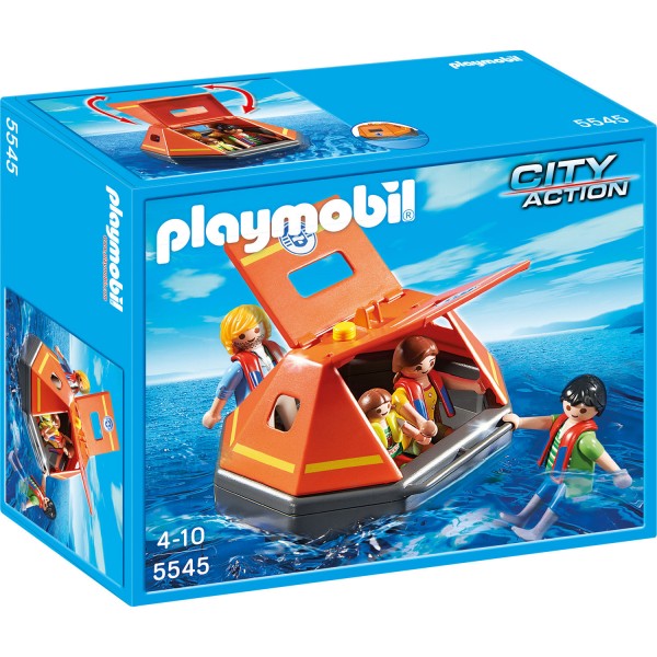 Playmobil 5545 : Naufragés avec radeau de survie - Playmobil-5545