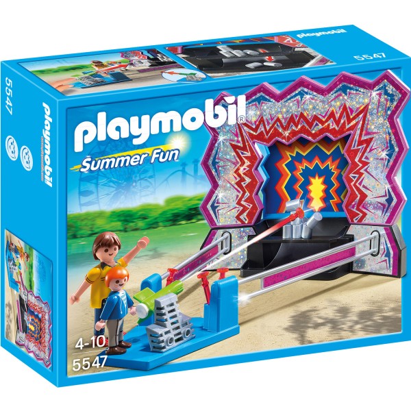Playmobil 5547 - Summer Fun - Stand de chamboule-tout - Playmobil-5547