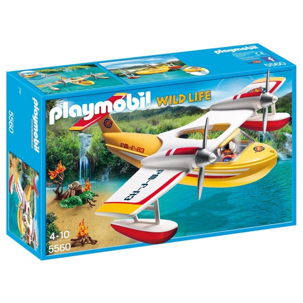 Playmobil 5560 : Wild Life : Hydravion de sauvetage - Playmobil-5560