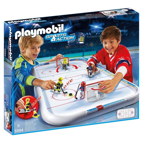 Playmobil 5594 : Sports & Action : Stade de hockey sur glace - Playmobil-5594