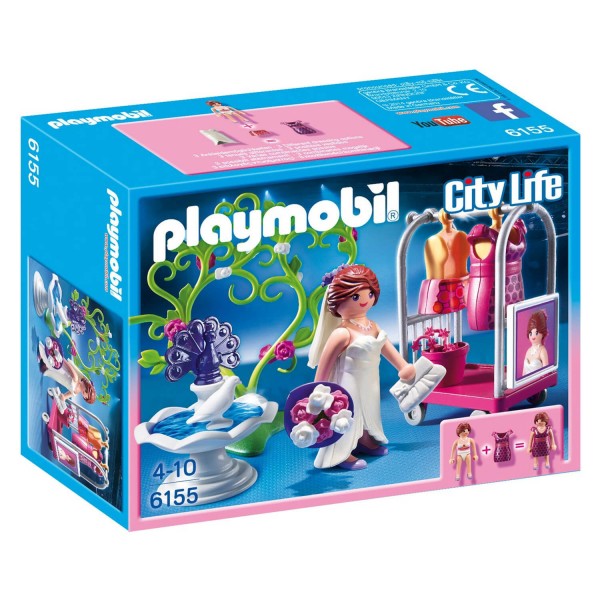 Playmobil 6155 : City Life : Top modèle avec tenue de mariée - Playmobil-6155