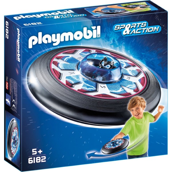 Playmobil 6182 : Sports & Action : Extraterrestre avec soucoupe volante - Playmobil-6182