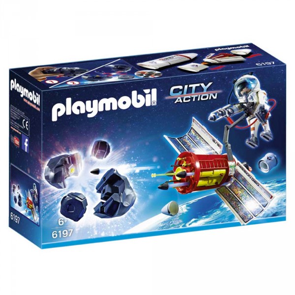 Playmobil 6197 : City Action : Satellite avec laser et météoroïde - Playmobil-6197