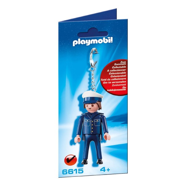 Playmobil 6615 : Porte-clés Policier - Playmobil-6615