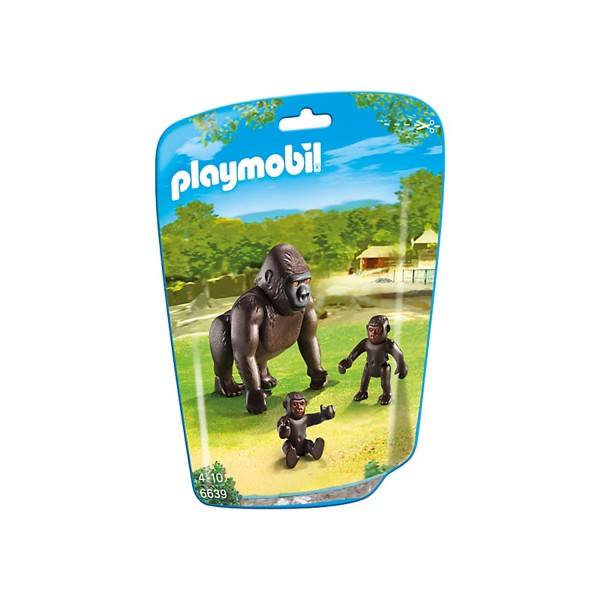 Playmobil 6639 - City Life : Gorille avec bébés - Playmobil-6639