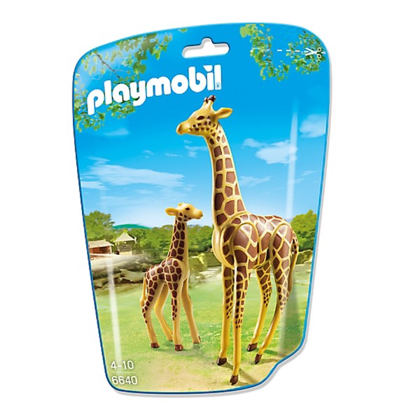 Playmobil 6640 - City Life : Girafe et girafon - Playmobil-6640