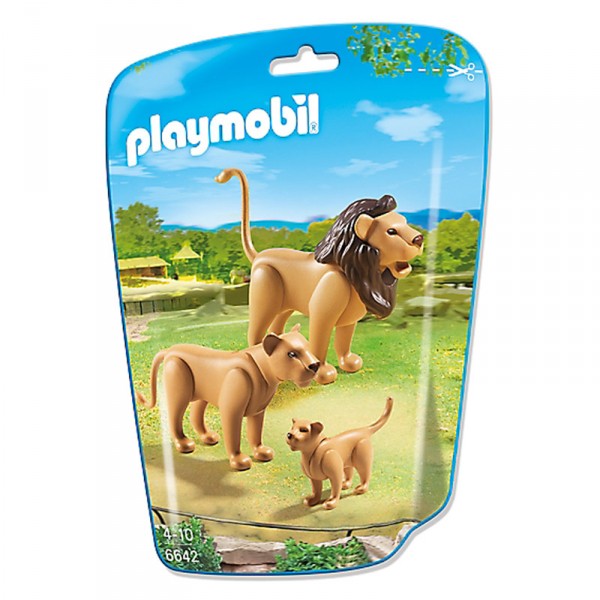 Playmobil 6642 - City Life : Famille de lions - Playmobil-6642