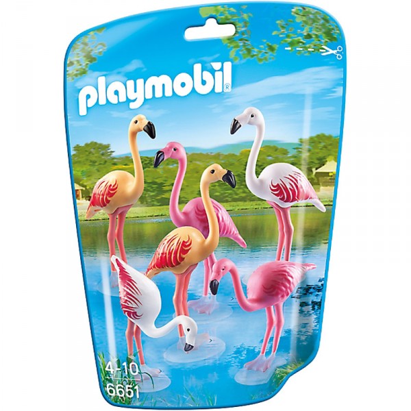 Playmobil 6651 - City Life : Groupe de flamants roses - Playmobil-6651