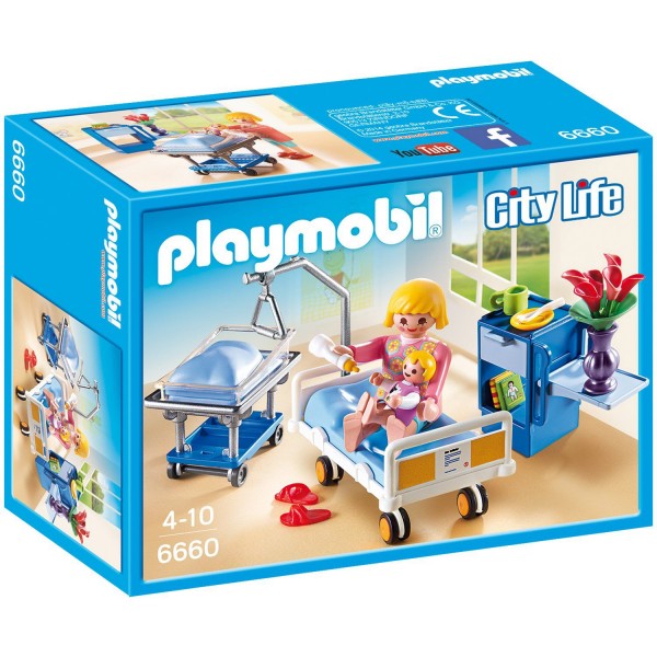 Playmobil 6660 : City Life : Chambre de maternité - Playmobil-6660