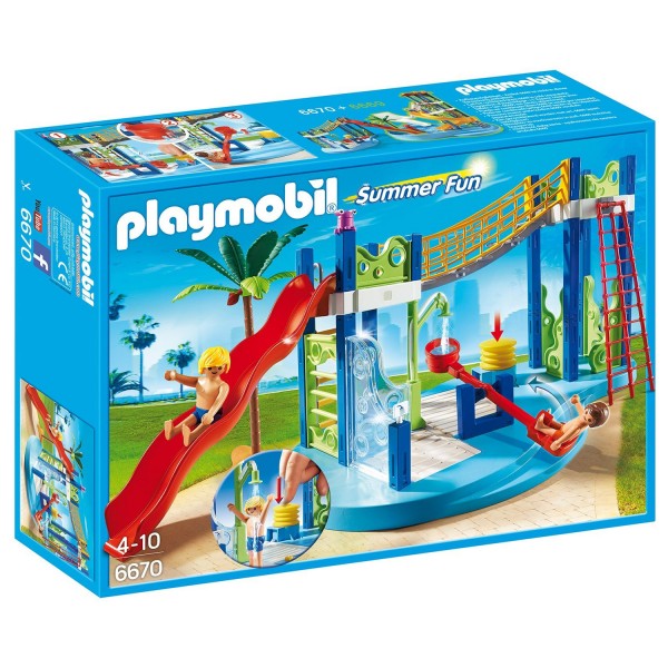 Playmobil 6670 : Summer Fun : Aire de jeux aquatique - Playmobil-6670