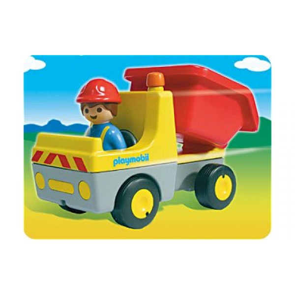 Playmobil 6732 : Conducteur et camion benne basculante - Playmobil-6732