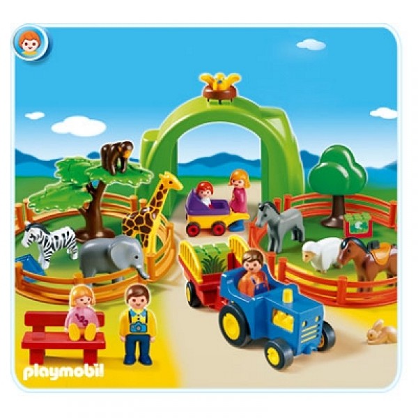Playmobil 6754 : Coffret Grand Zoo 123 - Playmobil-6754