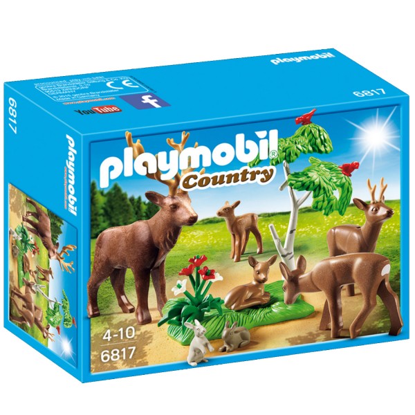 Playmobil 6817 : Country : Famille de cerfs - Playmobil-6817