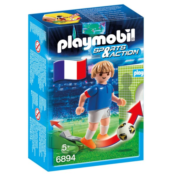 Playmobil 6893 : Sports & Action : Joueur de football français - Playmobil-6894