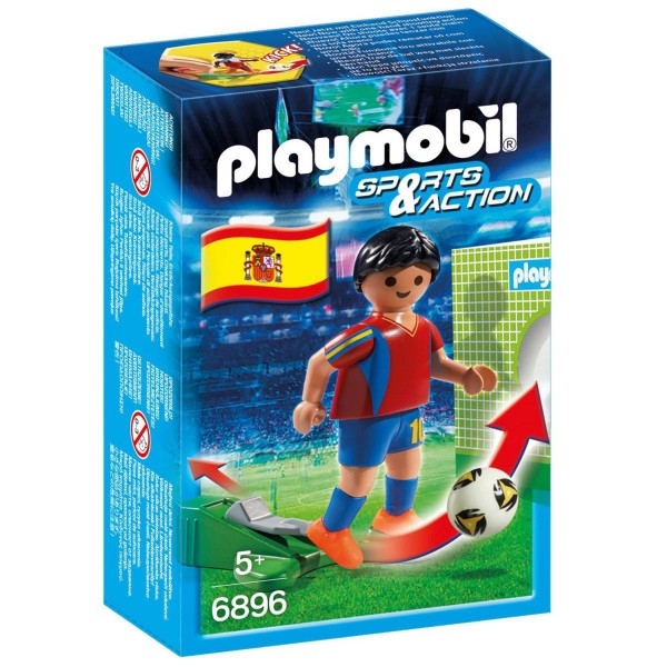 Playmobil 6896 : Sports & Action : Joueur de football espagnol - Playmobil-6896