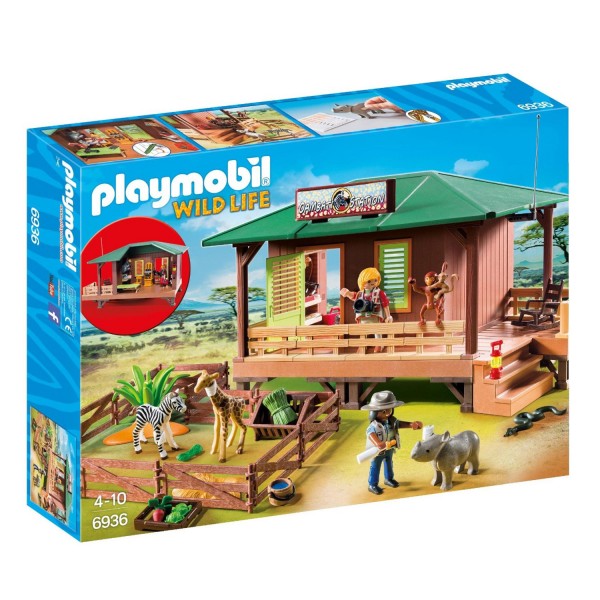 Playmobil 6936 : Wild Life : Centre de soins pour animaux de la savane - Playmobil-6936