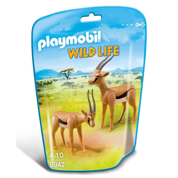 Playmobil 6942 : Wild Life : Gazelles - Playmobil-6942