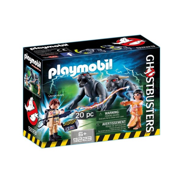 Playmobil 9223 : Ghostbusters - Venkman et les chiens des ténèbres - Playmobil-9223