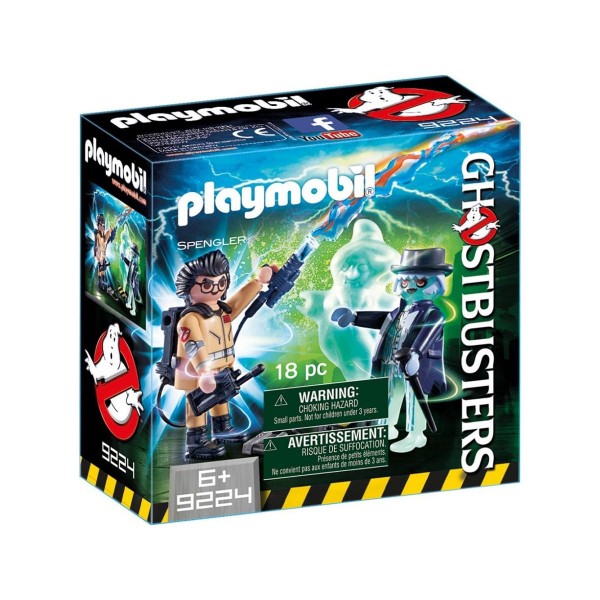 Playmobil 9224 : Ghostbusters - Spengler et les fantômes - Playmobil-9224