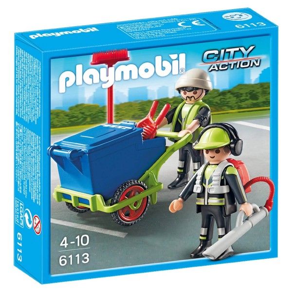 Playmobil 6113 : City Action : Équipe d'entretien de voirie - Playmobil-6113