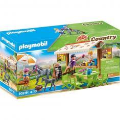 Playmobil 70519 Country : Café du poney club