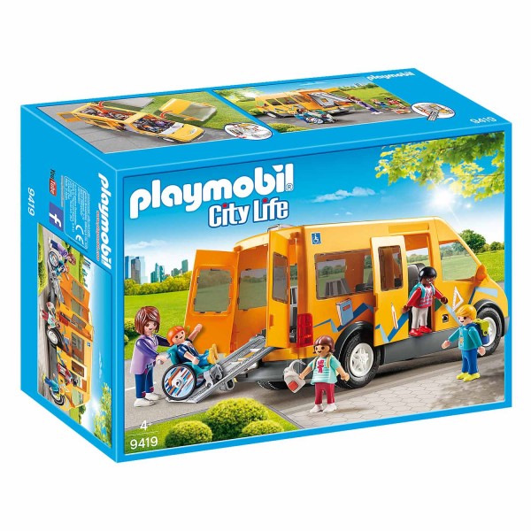 Playmobil 9419 City Life : Bus scolaire - Playmobil-9419