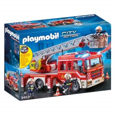 Playmobil 9463 City Action : Camion de pompiers avec échelle pivotante