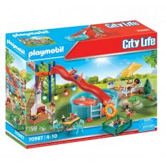 Playmobil 70987 City Life : Espace détente avec piscine