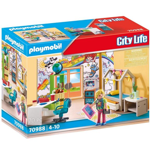 Playmobil 70988 City Life : Chambre d'adolescent - Playmobil-70988