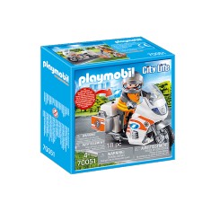 Playmobil 70051 CityLife : Urgentiste et moto