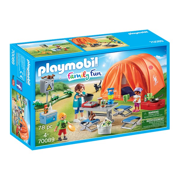 Playmobil 70098 Family Fun : Tente et campeurs - Playmobil-70089