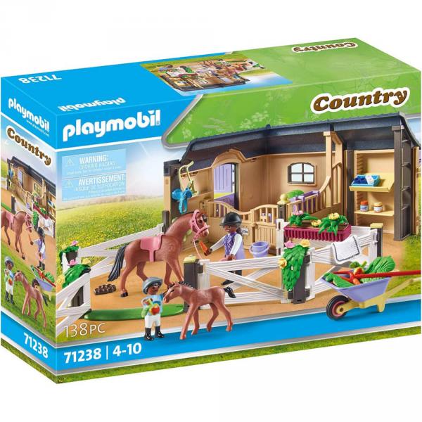Playmobil 71238 Country : Etable et carrière pour chevaux - Playmobil-71238