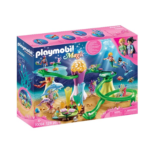 Playmobil 70094 Magic : Pavillon de corail avec dôme lumineux - Playmobil-70094