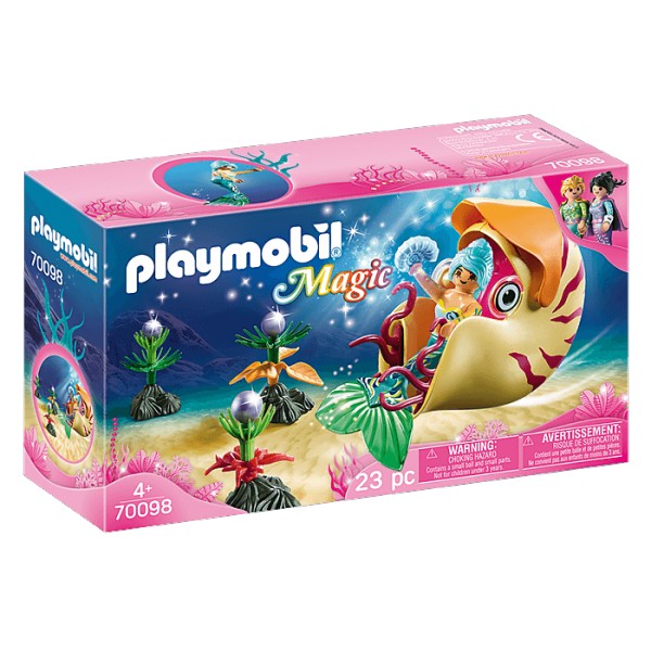 Playmobil 70098 Magic : Sirène avec escargot des mers - Playmobil-70098