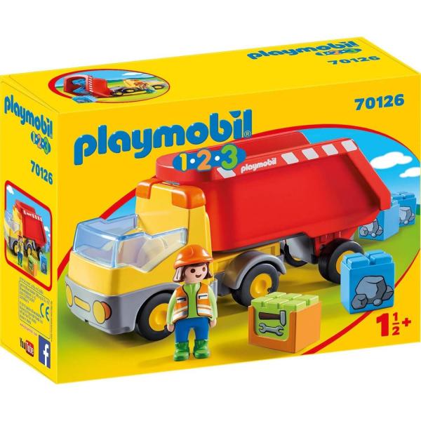 Playmobil 70126 123 : Camion benne - Playmobil-70126